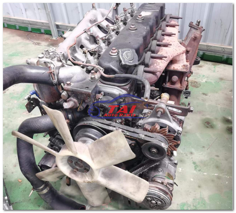 Good Condition ISUZU Japan Used Truck Engine 6HE1T Steel Material