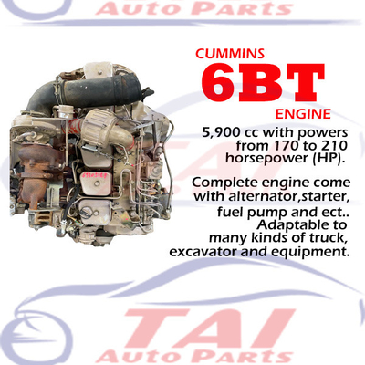 Good price Diesel 6BT Japanische Motorteile Cummins Long Block für Lkw-Busgenerator Online