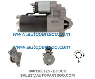 Ein guter Preis. 0001108125 0001108162 - BOSCH Starter Motor 12V 1.4KW 9T MOTORES DE ARRANQUE Online