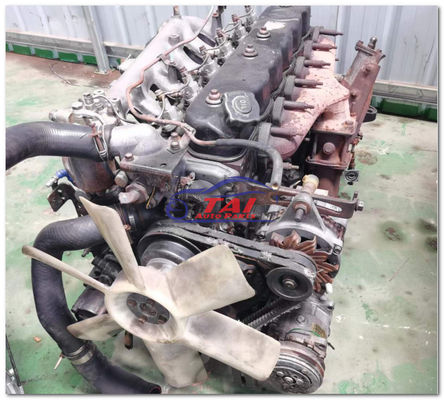In gutem Zustand ISUZU Japan Gebrauchtwagen Motor 6HE1T Stahlmaterial