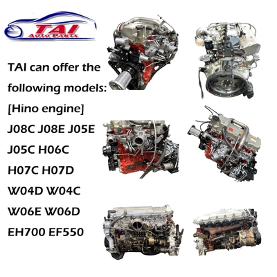 J05C J08C J08CT J08E J08ET Gebrauchte japanische Motoren Turbomotor für Hino Truck