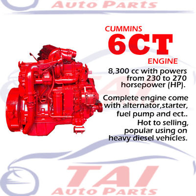 6BT 6CT 4BT Gebraucht Cummins Motoren Original gute Leistung Standardgröße