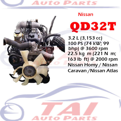 Original gebrauchte japanische Automotoren für Nissan QD32 QD32T