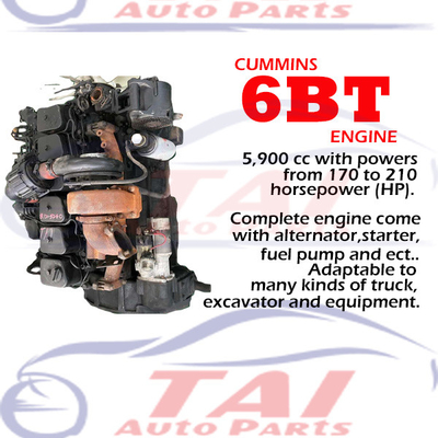 Good price Cummins 4BT 6BT Gebraucht Dieselmotor Komplettmontage Baggerteile Online
