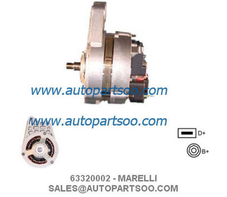 Guter Preis 63320002 Dieselgenerator Alternator 63321171 Marelli Alternator 12v 45a Alternatoren online