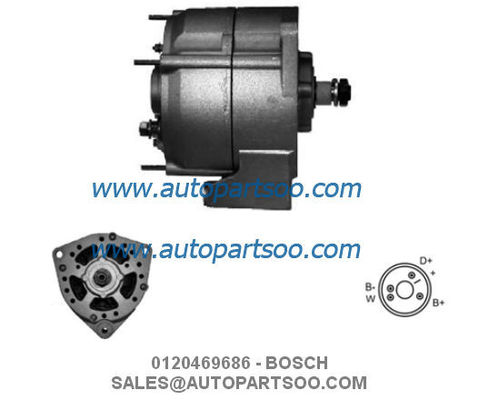 Guter Preis 0120469686 0120469982 - BOSCH Lichtmaschine 24V 55A Lichtmaschine Online