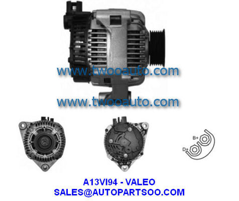 Guter Preis 7700862613 A13VI274 A13VI94 A13VI261 – VALEO Lichtmaschine 12V 95A Alternadores online