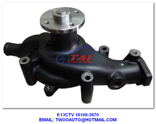 Guter Preis K13ctv Hydraulische Steuerungsanlage, K13c Motorwasserpumpe für Hino Oem 16100-3670 Online