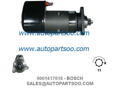 Guter Preis 0001411015 0001417016 - BOSCH Anlasser 24V 6,6KW 11T MOTORES DE ARRANQUE Online