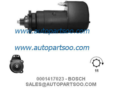 Guter Preis 0001411010 0001417023 - BOSCH Anlasser 24V 6,6KW 11T MOTORES DE ARRANQUE Online