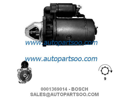 Guter Preis 0001369014 0001369024 - BOSCH Anlasser 12V 3KW 9T MOTORES DE ARRANQUE Online