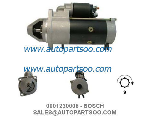 Guter Preis 0001230006 0001230014 - BOSCH Anlasser 12V 3KW 9T MOTORES DE ARRANQUE online
