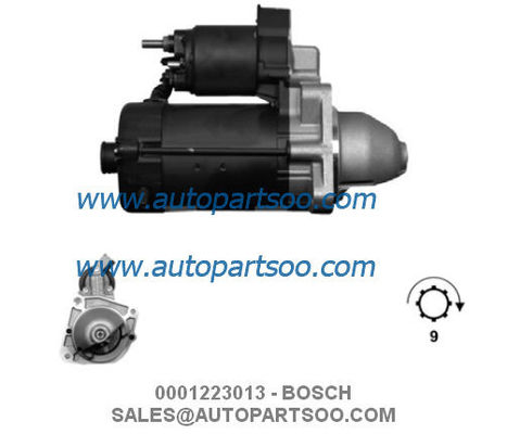 Guter Preis 0001223013 0986018960 - BOSCH Anlasser 12V 2,3KW 9T MOTORES DE ARRANQUE Online