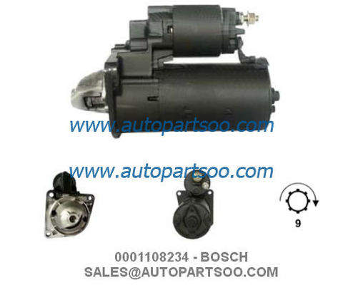 Guter Preis 0001108234 0001108235 - BOSCH Anlasser 12V 1,4KW 9T MOTORES DE ARRANQUE Online