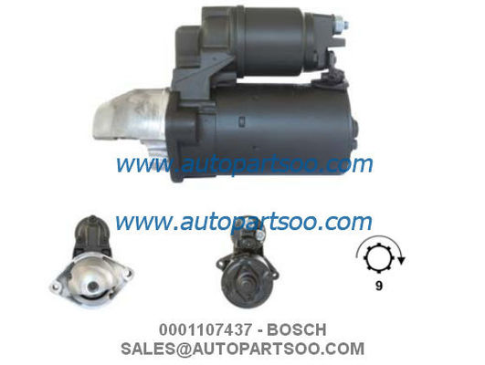 Guter Preis 0001107437 0986021240 - BOSCH Anlasser 12V 1,1KW 9T MOTORES DE ARRANQUE Online