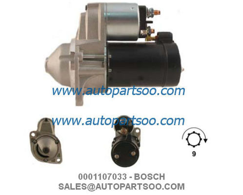 Guter Preis 0001107033 0001107062 - BOSCH Anlasser 12V 1,1KW 9T MOTORES DE ARRANQUE Online