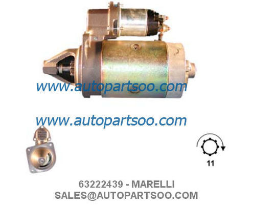 Guter Preis 63222400 63222439 - MARELLI Anlasser 12V 1,3KW 11T MOTORES DE ARRANQUE Online