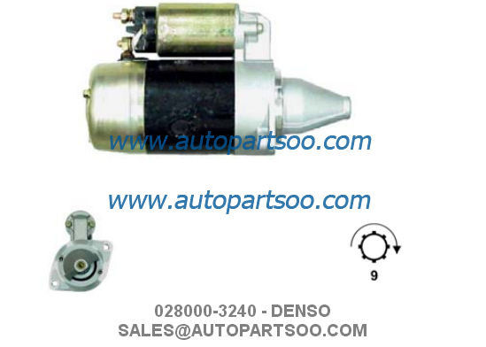 Guter Preis 028000-3240 028000-4090 - DENSO Anlasser 12V 0,8KW 9T MOTORES DE ARRANQUE Online