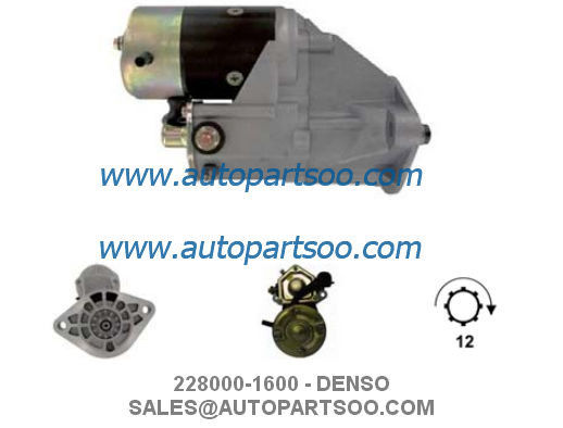 Guter Preis 128000-8621 228000-1600 - DENSO Anlasser 24V 4,5KW 12T MOTORES DE ARRANQUE Online