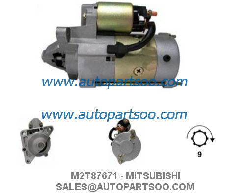 Guter Preis M2T87671 0986020091 - MITSUBISHI Anlasser 12V 2,2KW 9T MOTORES DE ARRANQUE Online