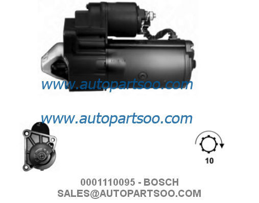 Guter Preis 0001110089 0001110095 - BOSCH Anlasser 12V 1,7KW 10,11T MOTORES DE ARRANQUE Online